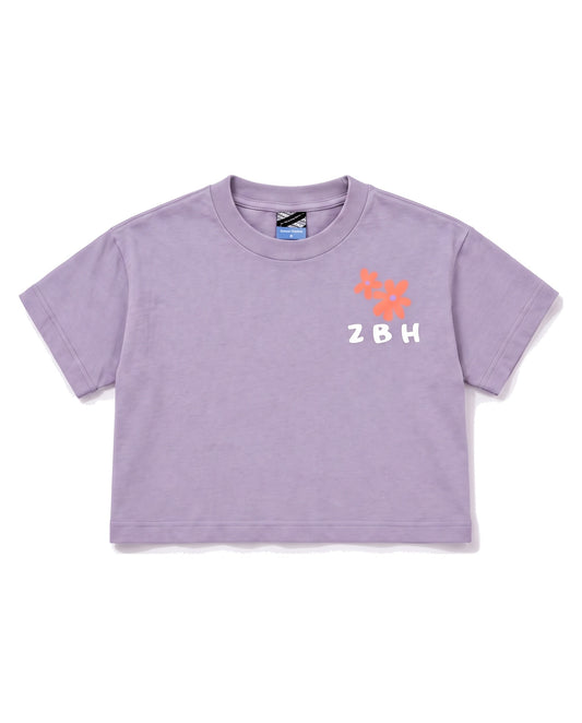 Drop 01 Crop Lilac - front