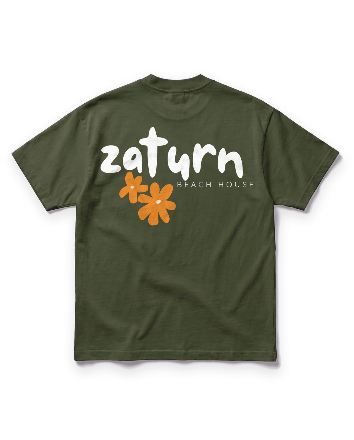 Drop 01 Tee Olive - back