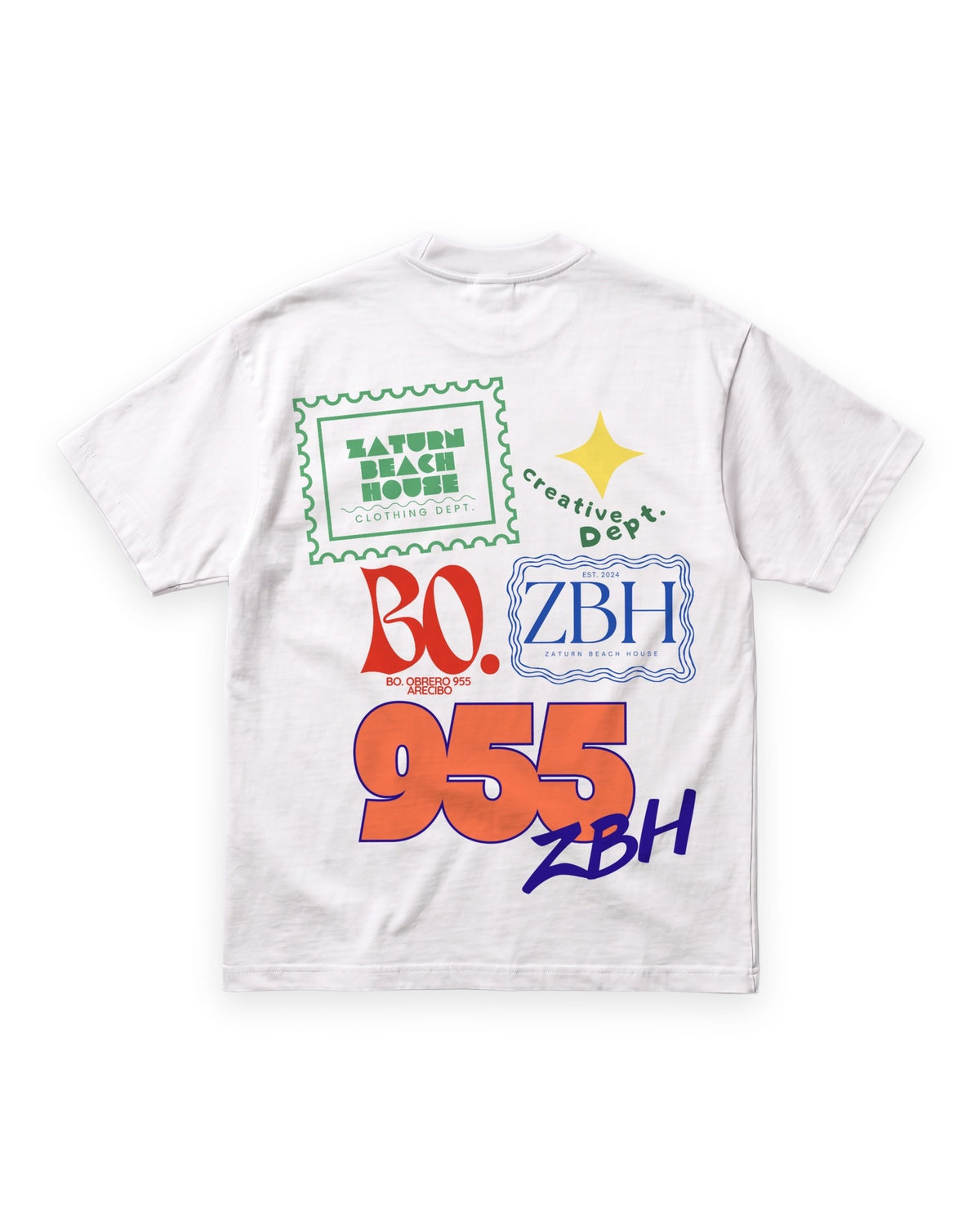 Drop 01 Tee White - back