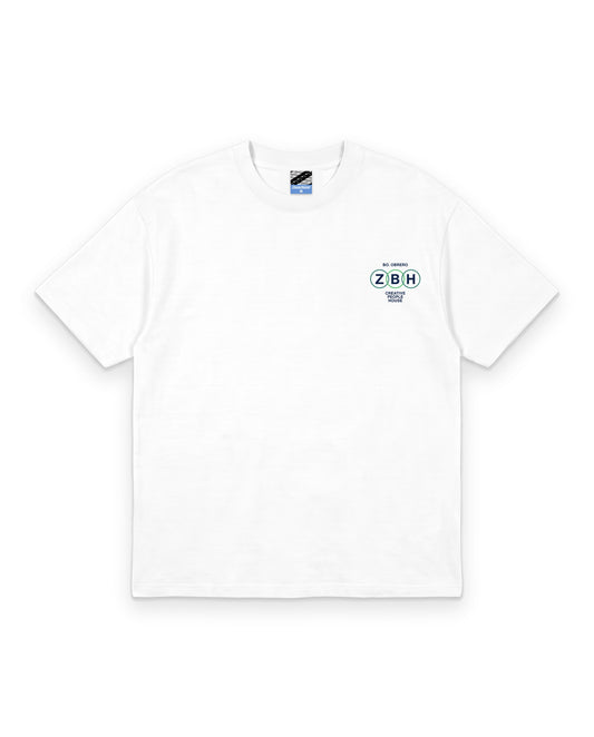 Drop 01 Tee White - front