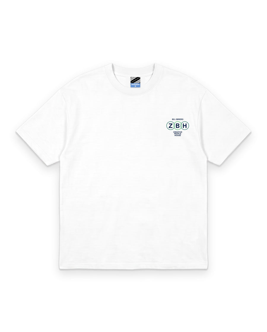 Drop 01 Tee White - front